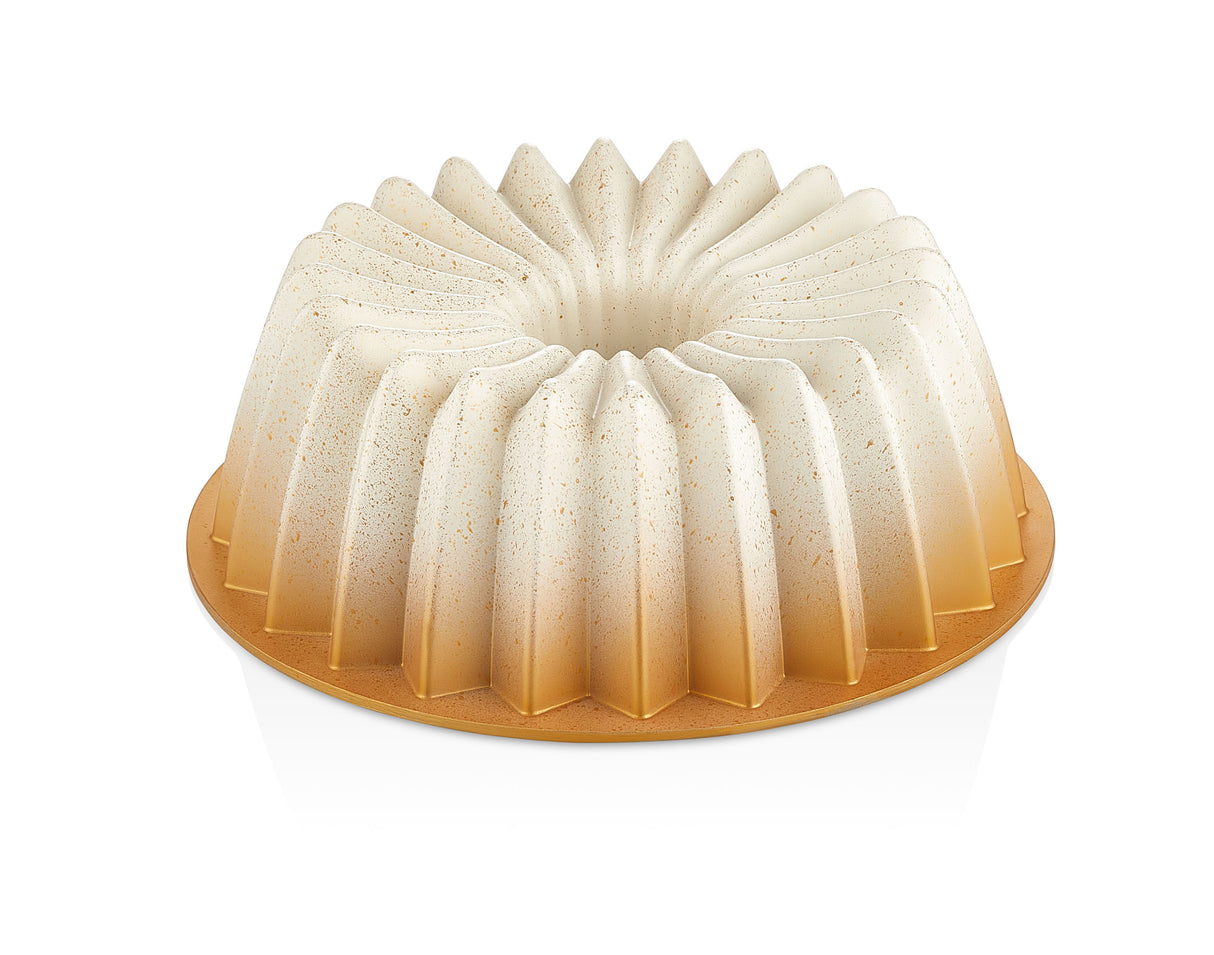 Supreme Bundt Cake Pan, Aluminium Bundt Cake Tin, RF10836 | Non-Stick Granite Coating for Easy Release & Clean Up | Oven Safe Bakeware