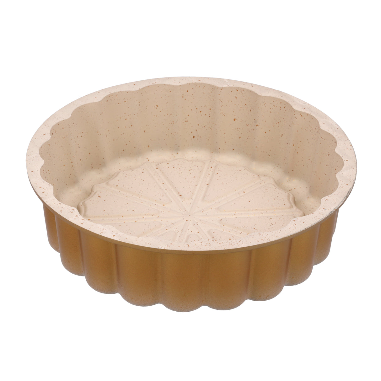 Royalford RF10841 Elegant Bundt Cake Pan | Granite Coated Cast Aluminium Bakeware |  Even Heat Distribution & Easy Food Release | Premium Durable Non-Stick Baking Mould