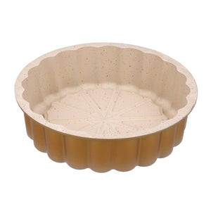 Royalford RF10841 Elegant Bundt Cake Pan | Granite Coated Cast Aluminium Bakeware |  Even Heat Distribution & Easy Food Release | Premium Durable Non-Stick Baking Mould