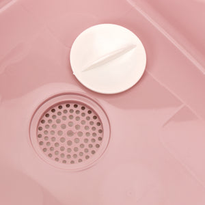 Royalford RF10874 9L Square Basket with Filter |BPA Free Plastic Utility Basket | Drain Plug| Multipurpose Kitchen Washing, Draining & Storage Organizer |Multipurpose use