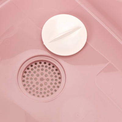 Royalford RF10874 9L Square Basket with Filter |BPA Free Plastic Utility Basket | Drain Plug| Multipurpose Kitchen Washing, Draining & Storage Organizer |Multipurpose use