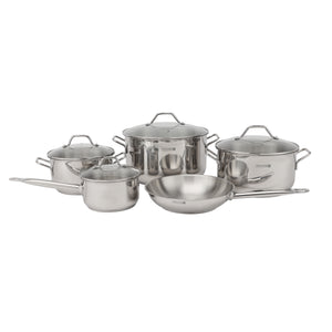Royalford 9Pcs Stainless Steel Cookware Set