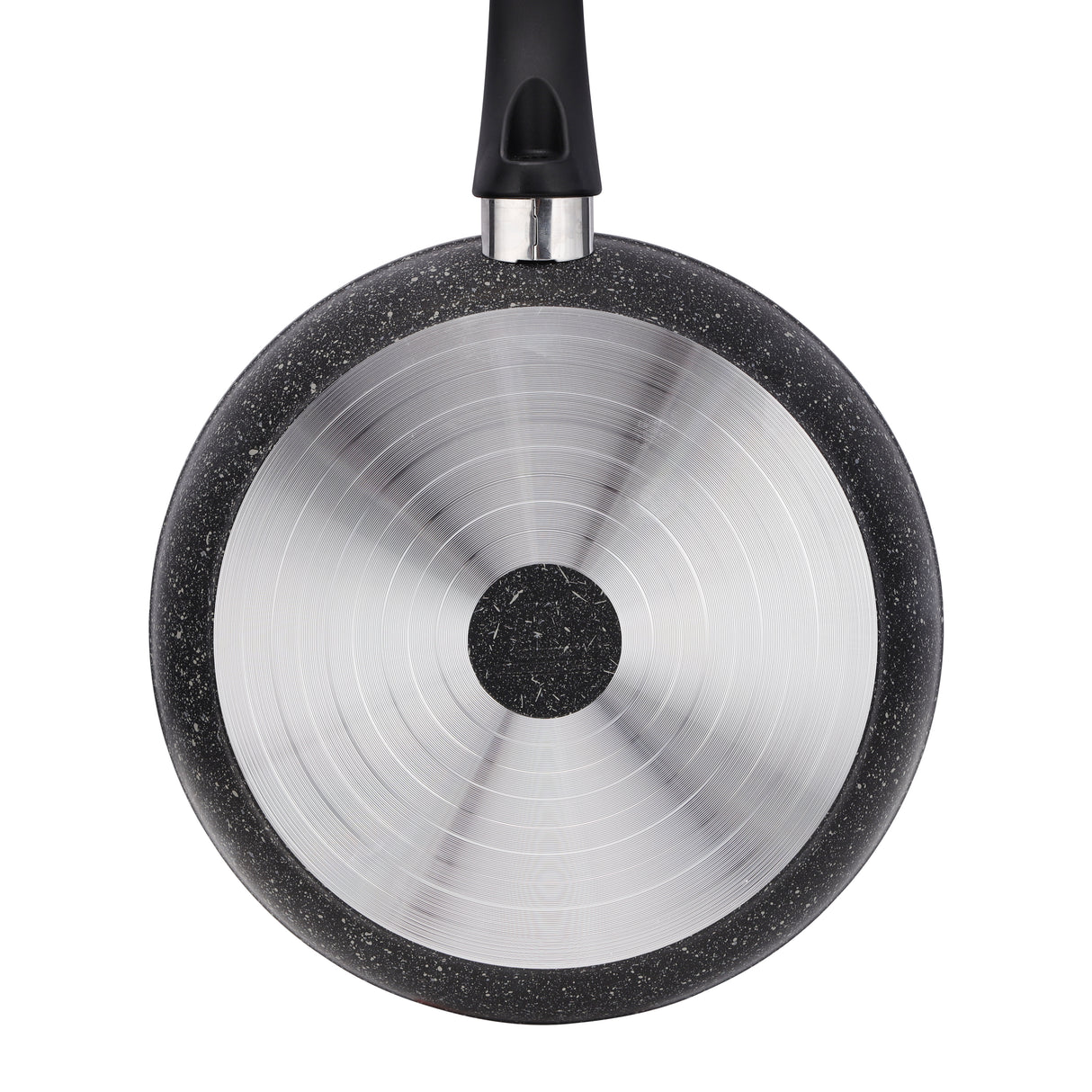 Royalford RF10980 Gabbro Granite Coated Cookware Set | 7 Pieces Non-Stick Aluminium Pots and Pans | Tempered Glass Lids | Even Heat Distribution | PTFE & PFOA Free