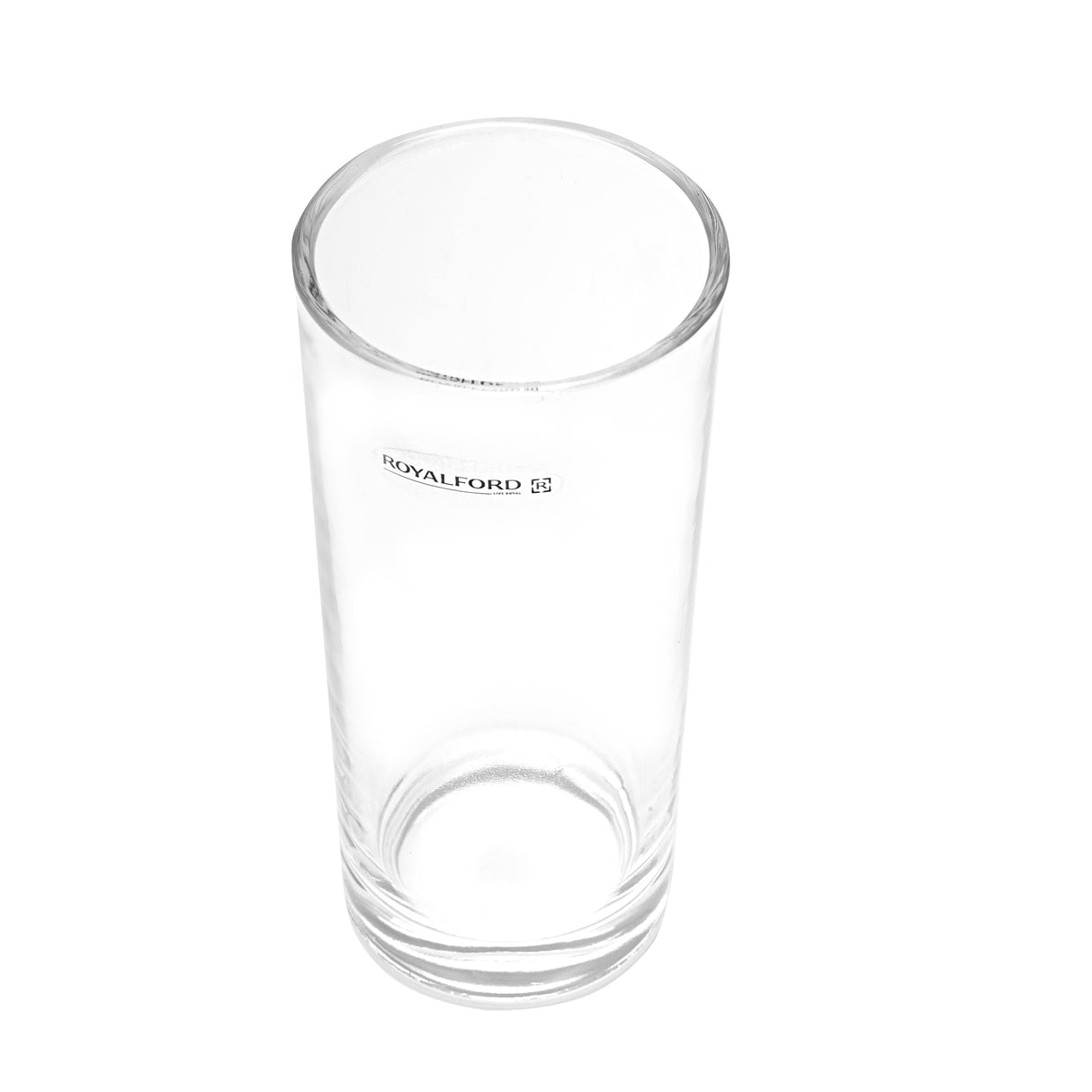 Royalford RF1101-GT6 3 Pcs Glass Tumbler Set| made from clear durable glass and elegant design| perfect for water, juice, soft drinks, sturdy base, and daily use|