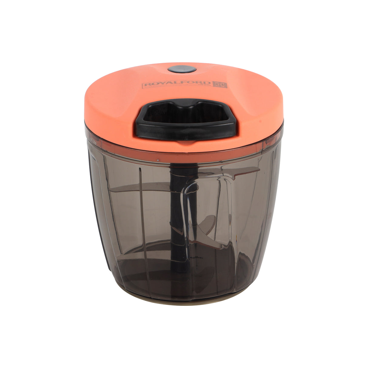 Royalford RF11036 Pull Chopper 2 in 1 1000ml | BPA Free | Stainless Steel Blades & Whisk Attachment | Vegetable Cutter, Onion Chopper, Mixer & Kitchen Tool |Easy to clean