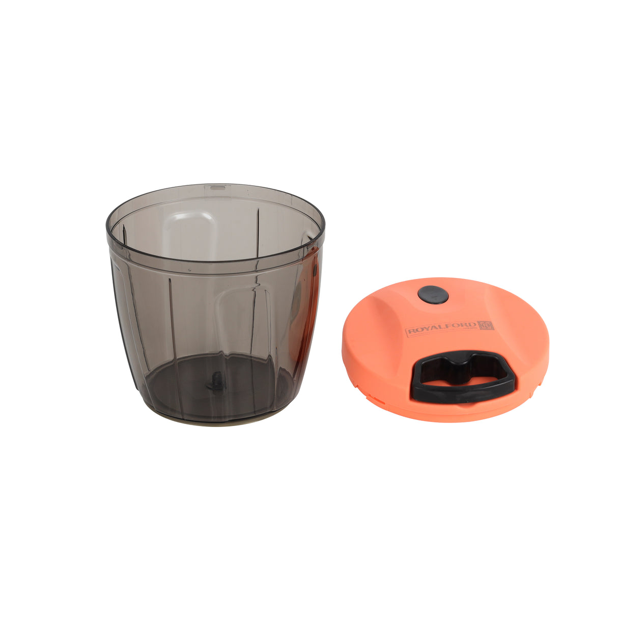 Royalford RF11036 Pull Chopper 2 in 1 1000ml | BPA Free | Stainless Steel Blades & Whisk Attachment | Vegetable Cutter, Onion Chopper, Mixer & Kitchen Tool |Easy to clean