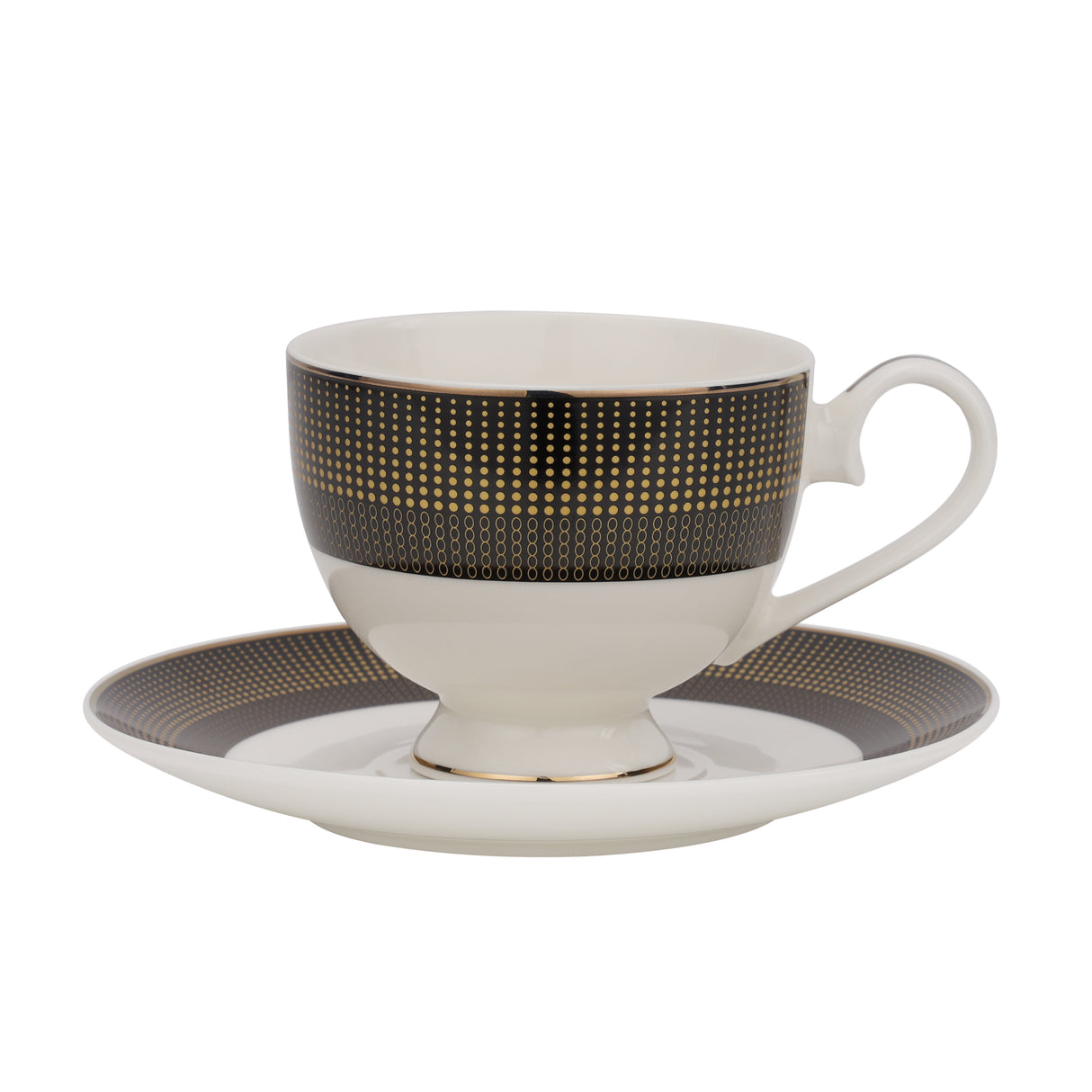 Royalford RF11046 83-Piece Premium Bone China Dinner Set | Elegant Tableware | Durable Lightweight Design| Dishwasher Safe | Complete Dining Collection for Homes