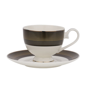 Royalford RF11046 83-Piece Premium Bone China Dinner Set | Elegant Tableware | Durable Lightweight Design| Dishwasher Safe | Complete Dining Collection for Homes