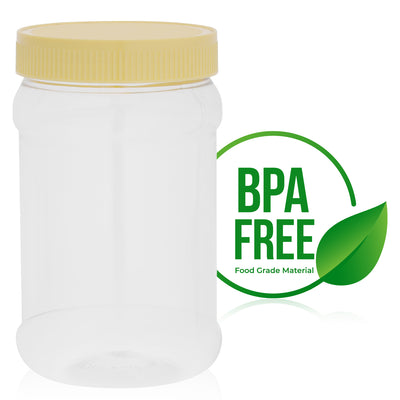 Royalford RF11096 Airtight PET Jar 750ml | BPA Free Leak Proof Food Storage Container |  Transparent Plastic Kitchen Storage Jar  for Spices, Snacks,  Dry Food & Grains