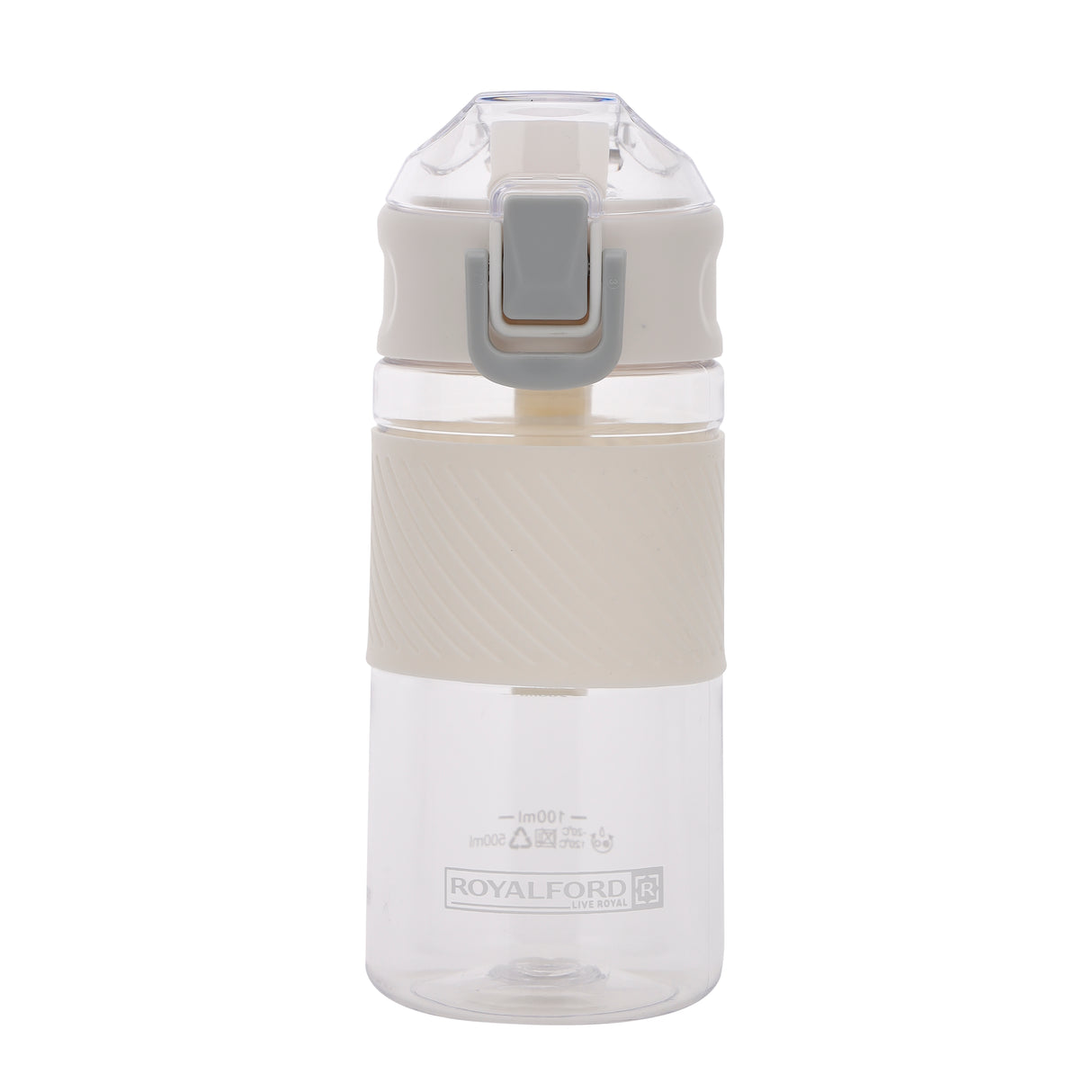 Royalford RF11110 500ML BPA-Free Water Bottle | Leakproof Flip Top Lid | Portable Lightweight Drinking Bottle | Perfect  for Gym, Travel, Office, School & Outdoor Use