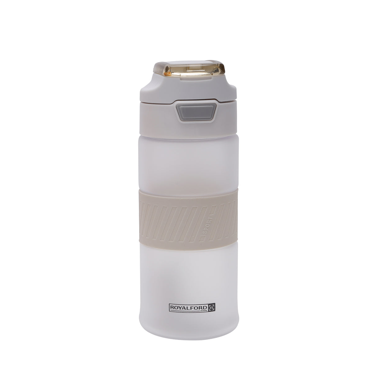 Royalford RF11115 650ML BPA-Free Water Bottle | Leakproof Push Button Lid | Durable Hot & Cold Drink Bottle| Portable Drinking Bottle for Gym, Travel, Office & School