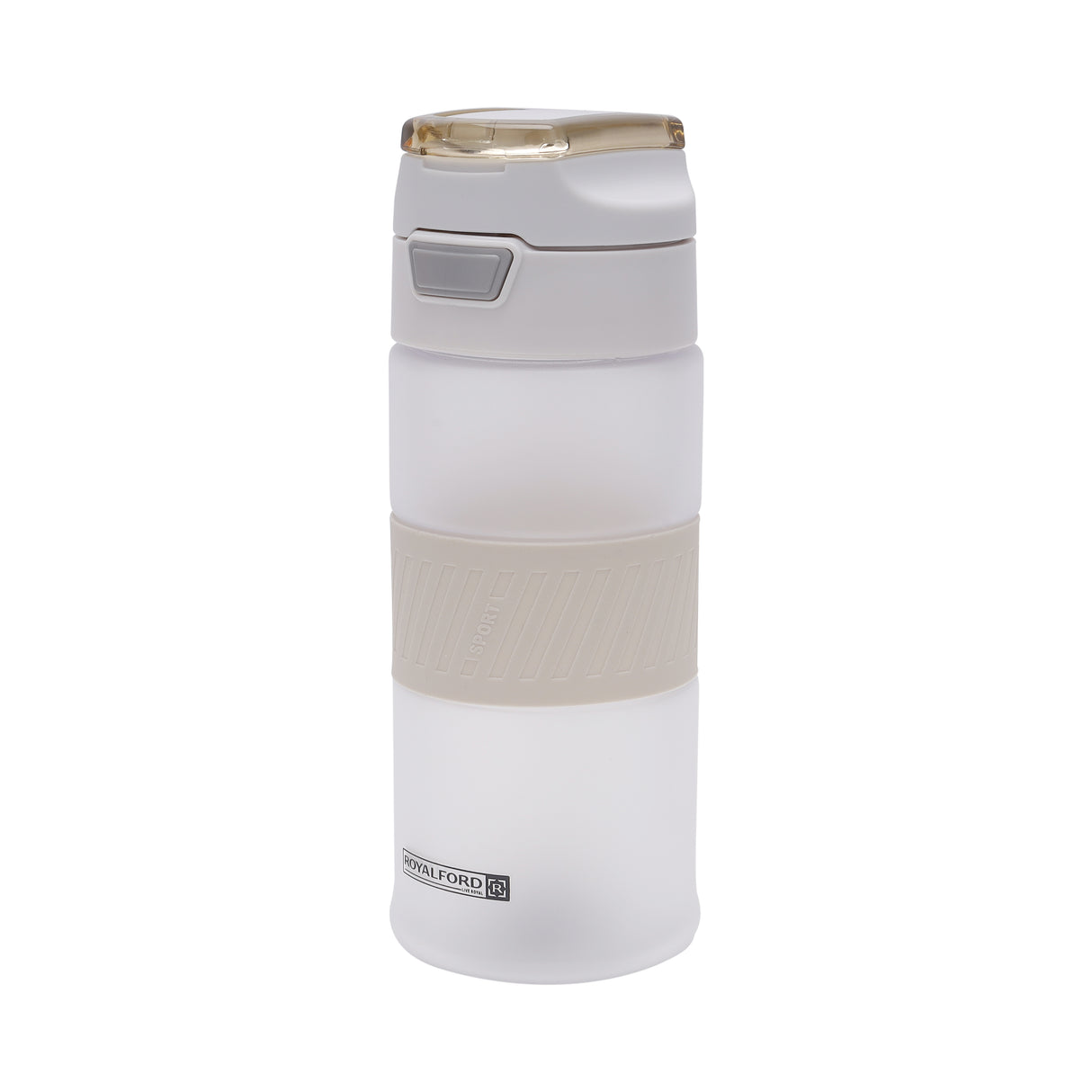 Royalford RF11115 650ML BPA-Free Water Bottle | Leakproof Push Button Lid | Durable Hot & Cold Drink Bottle| Portable Drinking Bottle for Gym, Travel, Office & School