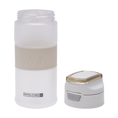Royalford RF11115 650ML BPA-Free Water Bottle | Leakproof Push Button Lid | Durable Hot & Cold Drink Bottle| Portable Drinking Bottle for Gym, Travel, Office & School