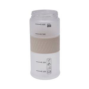 Royalford RF11115 650ML BPA-Free Water Bottle | Leakproof Push Button Lid | Durable Hot & Cold Drink Bottle| Portable Drinking Bottle for Gym, Travel, Office & School