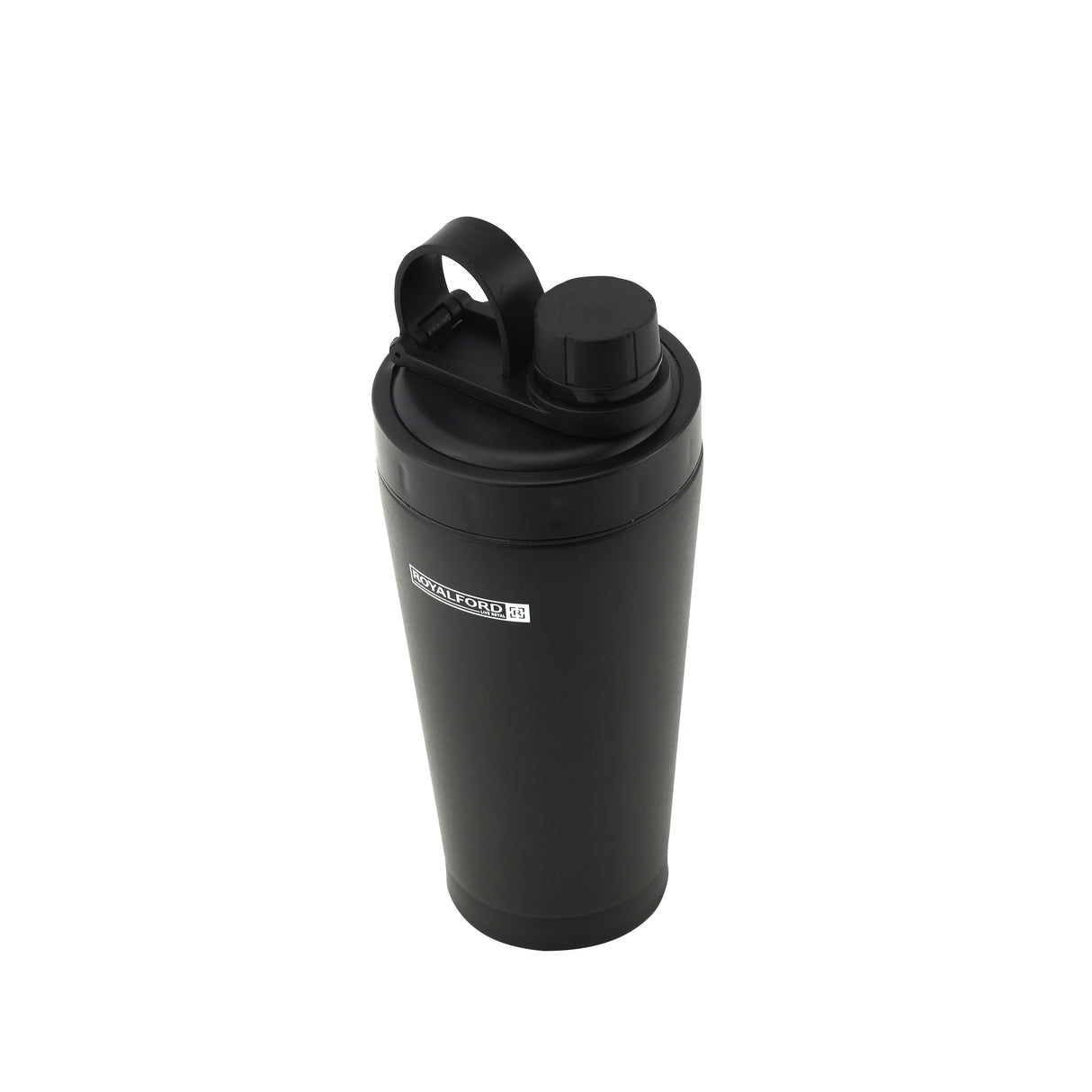 Royalford RF11141 Shaker Bottle 500ml | Double Wall Stainless Steel | SS304 Inner Pot | Leakproof PP Lid| Hot & Cold Insulation |  Durable Design for Gym & Travel
