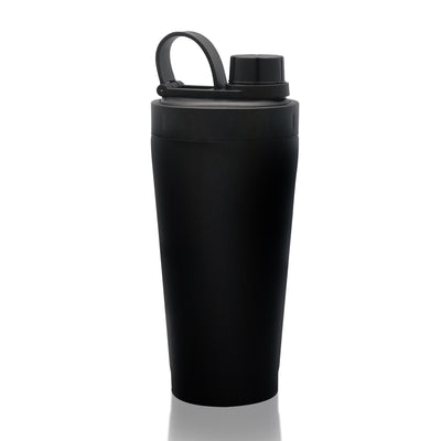 Royalford RF11141 Shaker Bottle 500ml | Double Wall Stainless Steel | SS304 Inner Pot | Leakproof PP Lid| Hot & Cold Insulation |  Durable Design for Gym & Travel