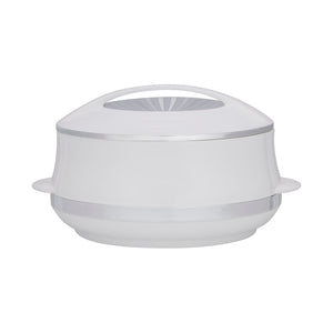 Royalford RF11145 Elite Gold 1600ml Insulated Casserole | Double Wall Hot Pot | Stainless Steel Inner & Twist Lock Lid | Premium PP Outer Body | Firm Twist Lock Lid