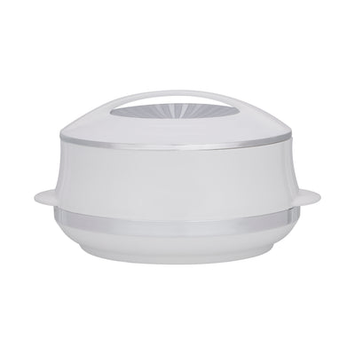 Royalford RF11145 Elite Gold 1600ml Insulated Casserole | Double Wall Hot Pot | Stainless Steel Inner & Twist Lock Lid | Premium PP Outer Body | Firm Twist Lock Lid