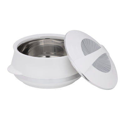 Royalford RF11145 Elite Gold 1600ml Insulated Casserole | Double Wall Hot Pot | Stainless Steel Inner & Twist Lock Lid | Premium PP Outer Body | Firm Twist Lock Lid