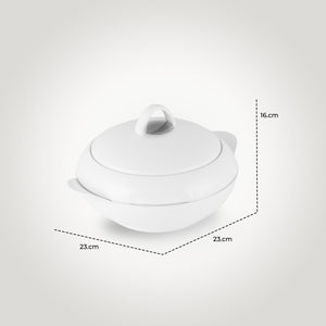 Royalford RF11151 Omega Gold Insulated Casserole 1600ML | Premium PU Insulated Hot  Food Server | Stainless Steel Inner| Firm Twist Lock Lid| Hygienic & Elegant
