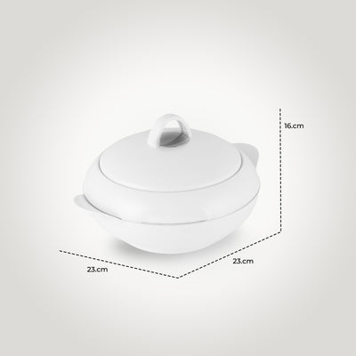 Royalford RF11151 Omega Gold Insulated Casserole 1600ML | Premium PU Insulated Hot  Food Server | Stainless Steel Inner| Firm Twist Lock Lid| Hygienic & Elegant
