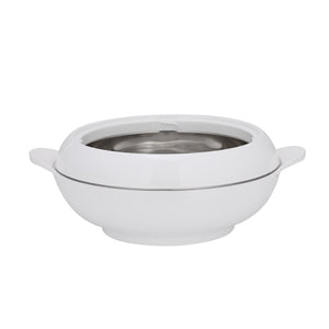 Royalford Omega Gold Insulated Casserole 2500ML RF11152 | Super PU Insulation | Stainless Steel Inner | Premium Hot Food Server | Twist-Lock Lid for Long Heat Retention