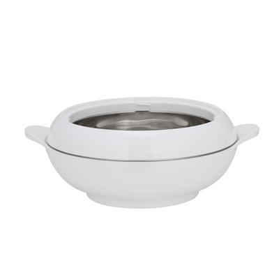 Royalford Omega Gold Insulated Casserole 2500ML RF11152 | Super PU Insulation | Stainless Steel Inner | Premium Hot Food Server | Twist-Lock Lid for Long Heat Retention