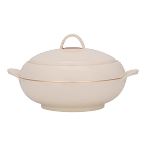 Omega Gold Insulated Casserole, Firm Twist Lock, RF11153 | Strong Handles | 3500ml Double Wall Insulated Serving Pot, Chapati Storage Box, Roti Serving Pot, Chapati Dabba