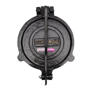 Royalford RF11167 Mica Plate Chapati Press 20cm | Heavy Cast Iron Roti and Chapati Maker|  Premium Food Grade Mica Plate | Easy Food Release and Stable Base Design Grip