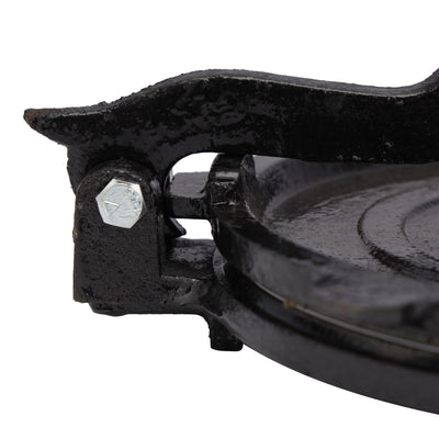 Royalford RF11167 Mica Plate Chapati Press 20cm | Heavy Cast Iron Roti and Chapati Maker|  Premium Food Grade Mica Plate | Easy Food Release and Stable Base Design Grip