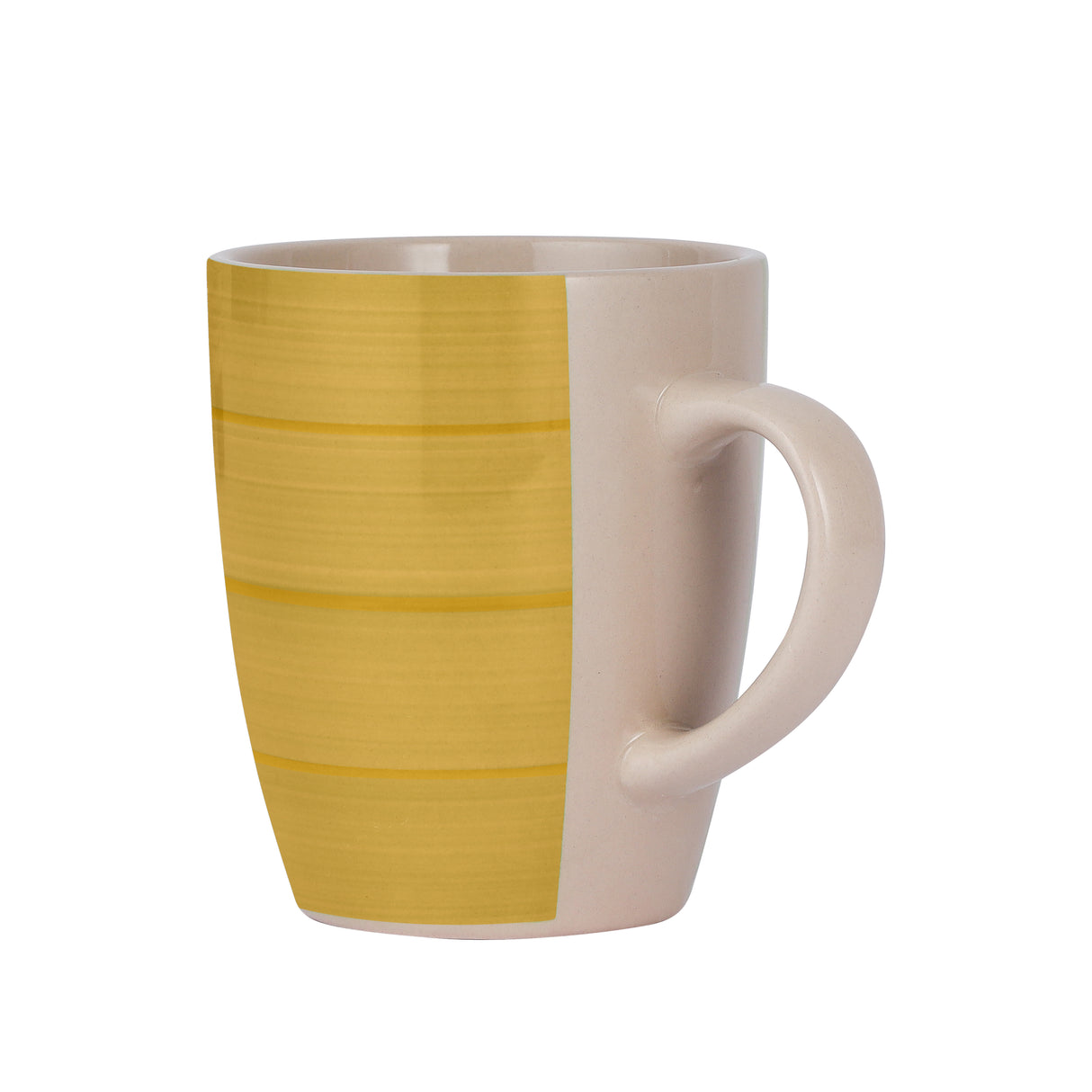 Royalford RF11180 Stoneware Mug 355ml (12oz) | Durable Coffee & Tea Mug with Ergonomic Handle | Stylish Textured Design | Glazed Finish | Chip Resistant for Home & Office