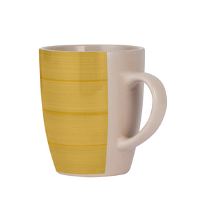 Royalford RF11180 Stoneware Mug 355ml (12oz) | Durable Coffee & Tea Mug with Ergonomic Handle | Stylish Textured Design | Glazed Finish | Chip Resistant for Home & Office