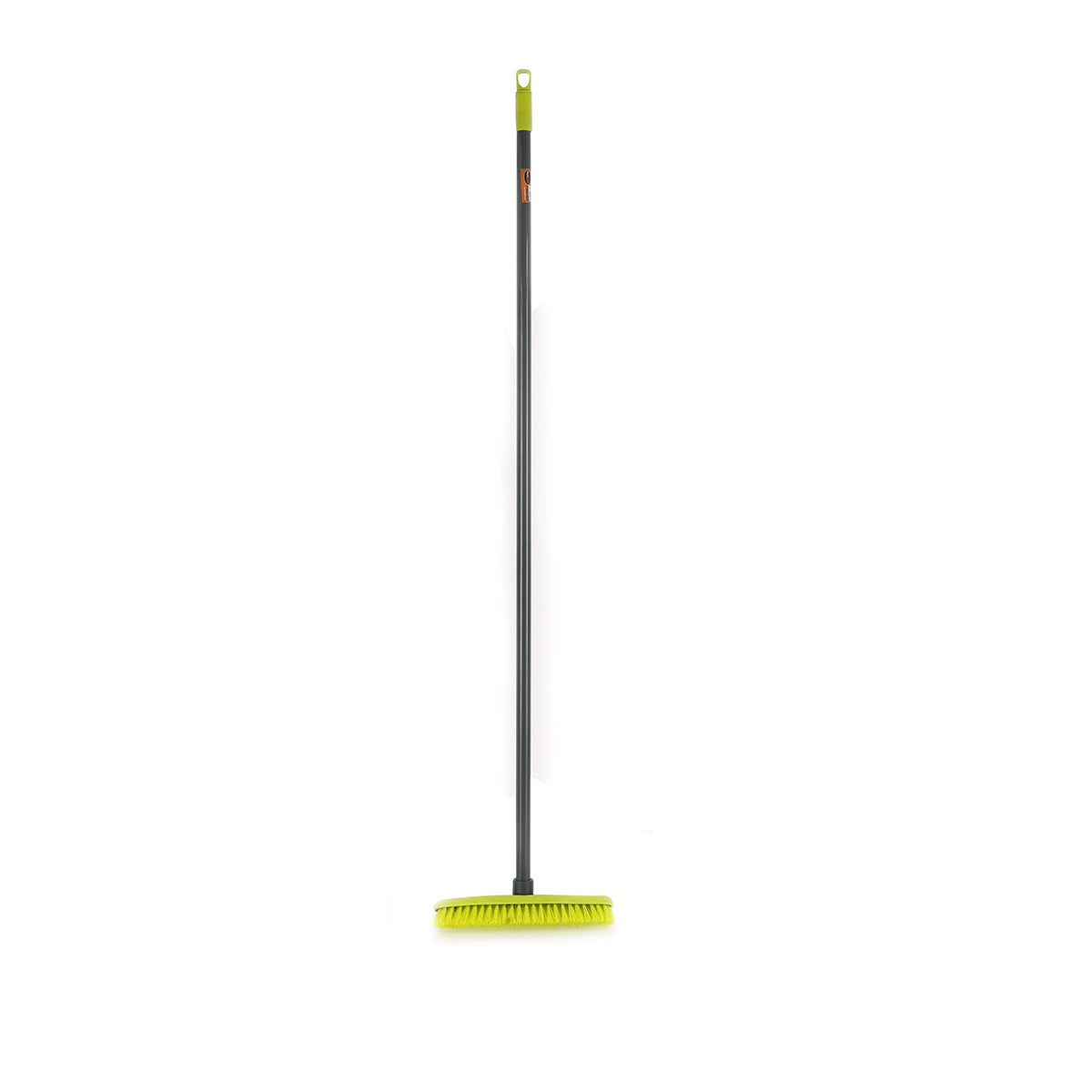 Royalford RF11184GR Floor Broom with long handle| 26.5cm wide head & durable bristles| suitable for wet and dry floors, ideal for tiles, kitchen, bathroom cleaning|