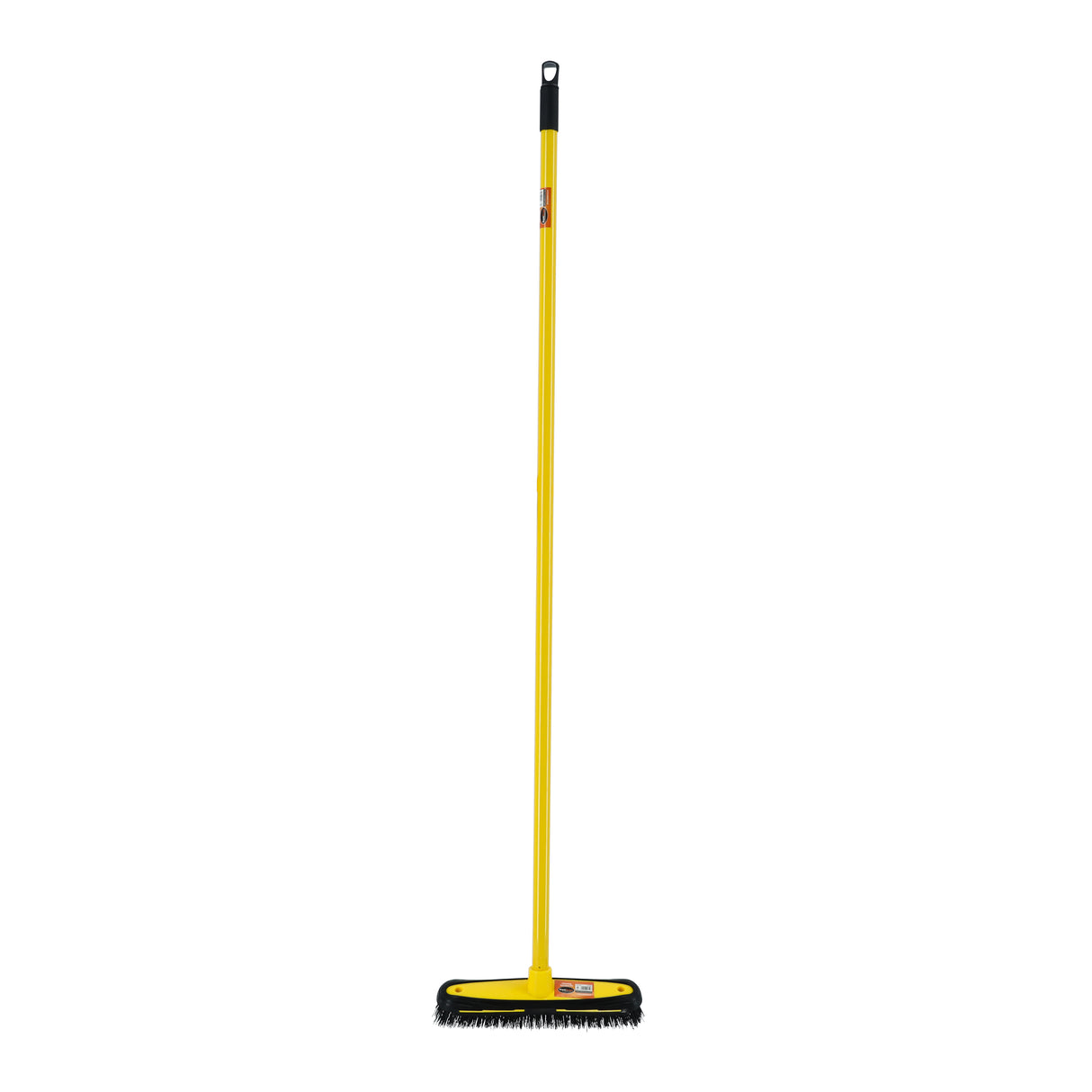 Royalford RF11184 Floor Broom with long handle| 26.5cm wide head, durable bristles & suitable for wet and dry floors| ideal for tiles, bathroom, kitchen cleaning use|