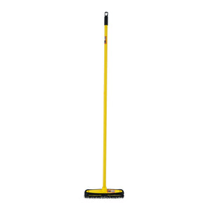 Royalford RF11184 Floor Broom with long handle| 26.5cm wide head, durable bristles & suitable for wet and dry floors| ideal for tiles, bathroom, kitchen cleaning use|