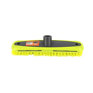 Royalford RF11184GR Floor Broom with long handle| 26.5cm wide head & durable bristles| suitable for wet and dry floors, ideal for tiles, kitchen, bathroom cleaning|