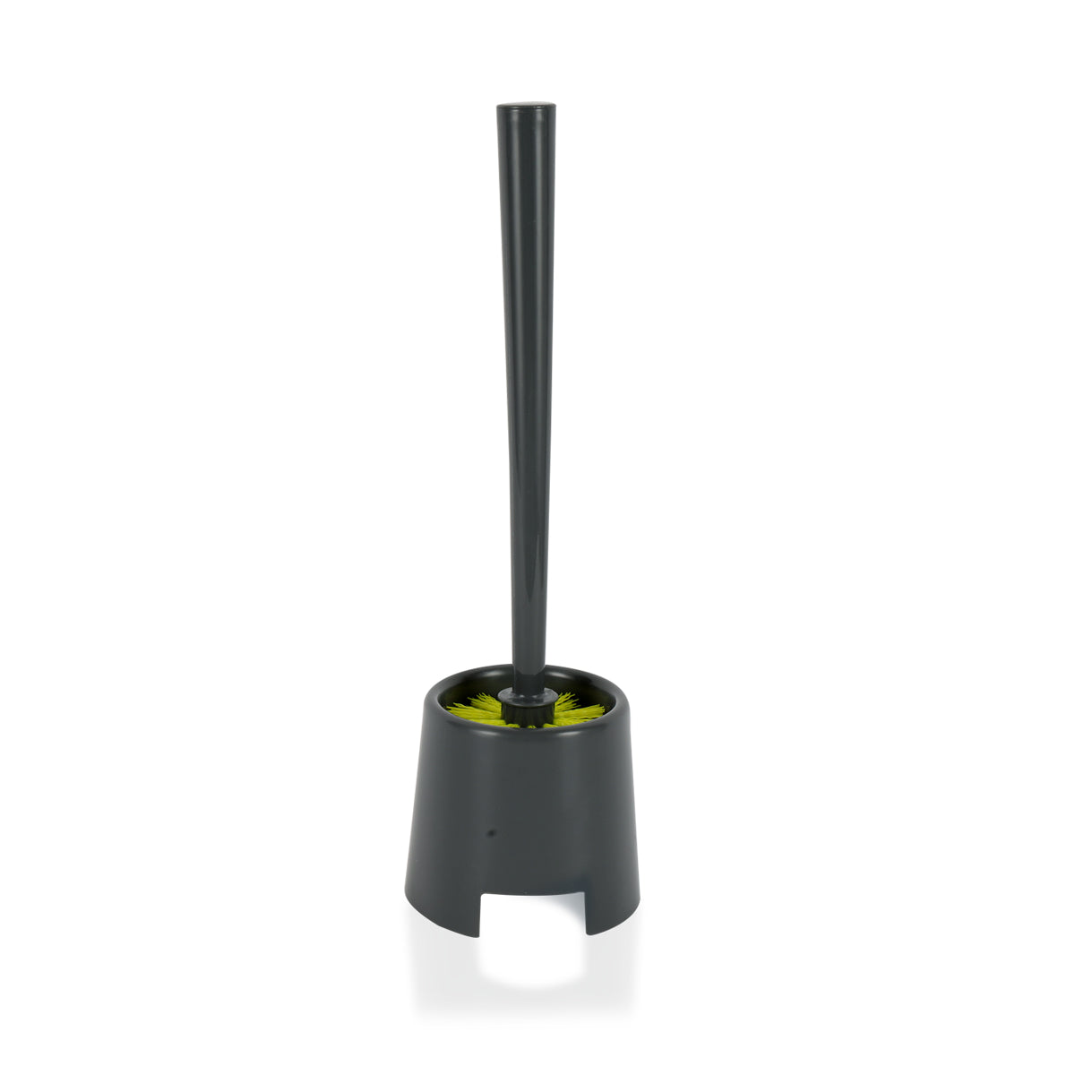 Royalford RF11188GR Toilet Brush with Holder |Durable Bathroom Cleaning Brush with Ergonomic Handle| Flexible Bristles| Scratch-Free Cleaning for Indian & Western Toilets