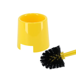 Royalford RF11188 Toilet Brush with Holder | Durable Bathroom Cleaning Brush with Ergonomic Handle| Flexible Bristles| Scratch-Free Cleaning for Indian & Western Toilets