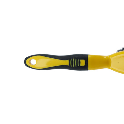 Royalford RF11193 Dust Pan & Brush set| durable bristles, ergonomic grip, and a rubber edge pan| for efficient wet & dry cleaning in home, kitchen, and bathroom spaces|