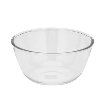 Royalford RF11231 500ML Glass Mixing Bowl| made from durable borosilicate glass & thermal shock resistant| dishwasher safe, perfect for serving and storage use|
