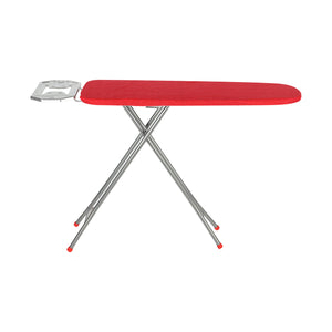 Royalford RF11245 Leona Ironing Board | Foldable Steel Iron Board | Heat-Resistant Cotton Cover | Stable Frame | Iron Rest and Space-Saving Design for Home Use Daily