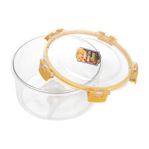 Royalford RF11254 Airtight Container 550ml| BPA-free material, leak-proof locking clips and silicone seal| stackable design, and freezer-safe storage for fresh food|