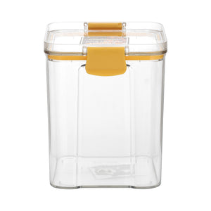 Royalford RF11258 Airtight Container 700ml| BPA-free plastic, leak-proof locking lid & silicone seal| stackable design, freezer-safe use, and clear body for easy storage|