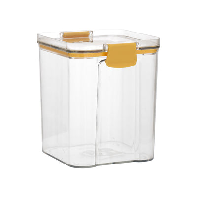 Royalford RF11258 Airtight Container 700ml| BPA-free plastic, leak-proof locking lid & silicone seal| stackable design, freezer-safe use, and clear body for easy storage|
