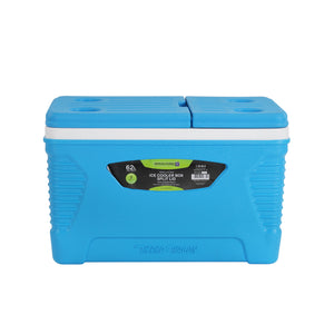 RoyalFord RF11264 62L Insulated Ice Cooler Box | 3-Layer Thermal Ice Chest for Camping, Picnic, BBQ & Travel | Heavy-Duty HDPE Exterior | Food-Grade Inner Lining