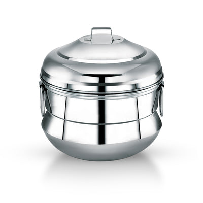 Royalford RF11340 Stainless Steel Idly Steamer Pot |Premium Food-Grade Stainless Steel Idli Cooker |2 Durable Racks| Induction Compatible Base |Healthy & Hygienic Cooking