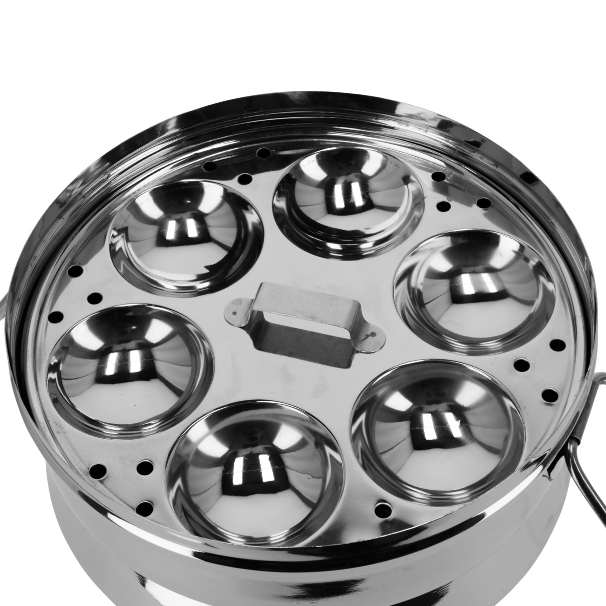 Royalford RF11340 Stainless Steel Idly Steamer Pot |Premium Food-Grade Stainless Steel Idli Cooker |2 Durable Racks| Induction Compatible Base |Healthy & Hygienic Cooking