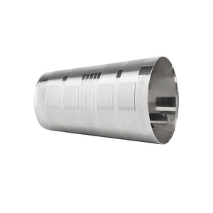Royalford RF11463 Stainless Steel Designer Glass | 7cm with Mirror Finish Body | Durable Rust-Resistant Drinking Tumbler for Water, Juice & Daily Use, Premium Quality