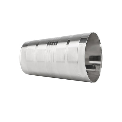 Royalford RF11463 Stainless Steel Designer Glass | 7cm with Mirror Finish Body | Durable Rust-Resistant Drinking Tumbler for Water, Juice & Daily Use, Premium Quality