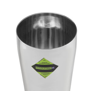 Royalford RF11464 Stainless Steel Glass | 7cm  Mirror Finish Drinking Tumbler | Durable Rust Resistant Steel Glass for Water, Juice & Soft Drinks | Perfect for Daily Use